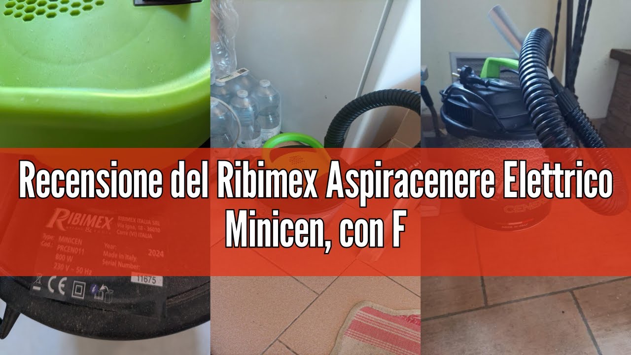 Aspirateur à cendres 10 litres Minicen Ribimex