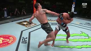 All Of Robert Whittakers Beautiful 1-2 Headkick Combinations Vs Kelvin Gastelum