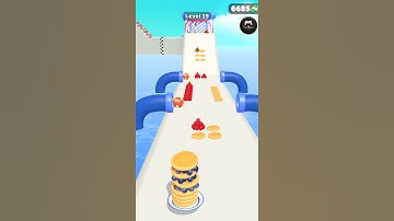 Pancake Run Level▶39 #Shorts