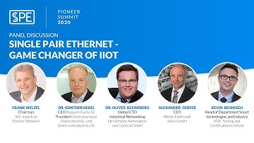Single Pair Ethernet: Game Changer of IIoT? Discussion with Dr. Gunther Kegel, Kevin Behnisch, etc.