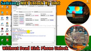 Samsung M01 Unlock By Umt/ Samsung Phone Unlock Without  Dead Risk 100%  free