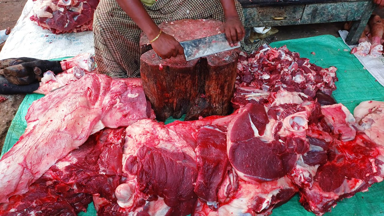 Nalli Piece Of Meat Cutting | beef tenderloin butcher