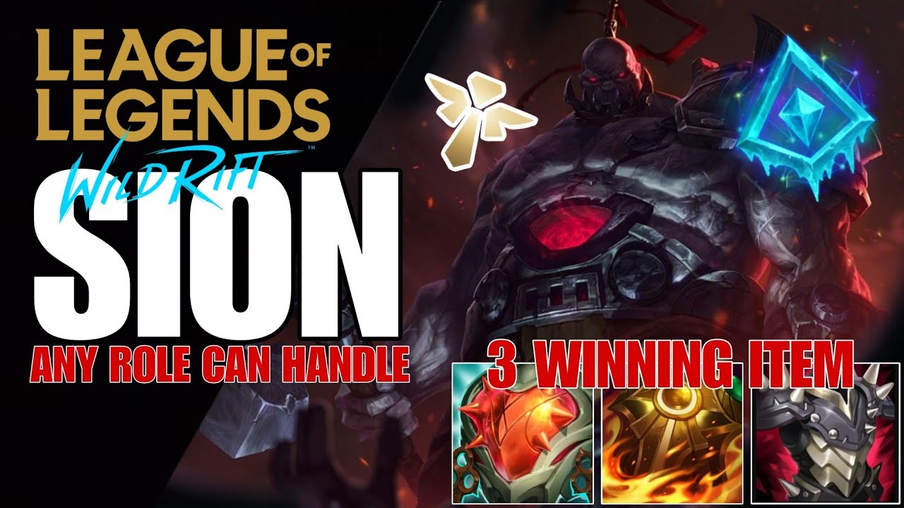 Augment Rune WILD RIFT: SION GLACIAL AUGMENT RUNE AS A SUPPORT KILLER STILL ...