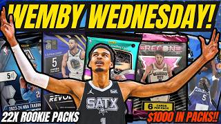 THE FINALS WEMBY WEDNESDAY!! 22 PACKS OF WEMBY LUCK!