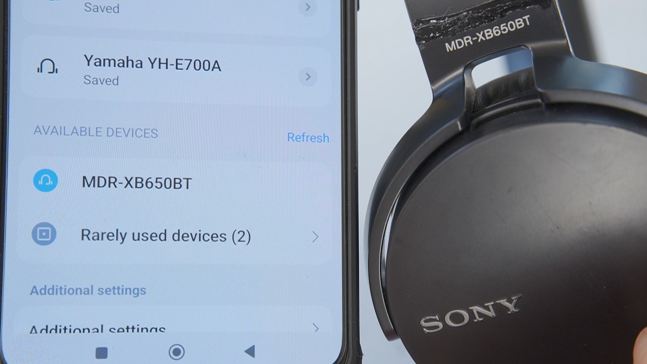 How to Pair Sony XB650BT Headphones(Connect Bluetooth) - YouTube