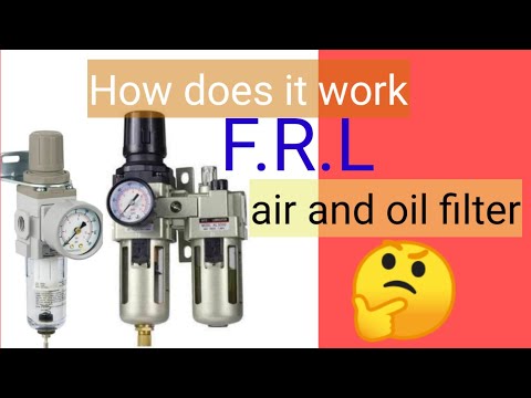 Air compressor filter/how it work/ what is F.R.L filter