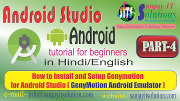 Android tutorial in Hindi/English Part-4 How to Install and Setup Genymotion for Android Studio