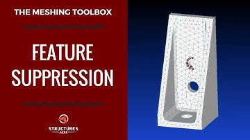 Feature Suppression in the Femap Meshing Toolbox