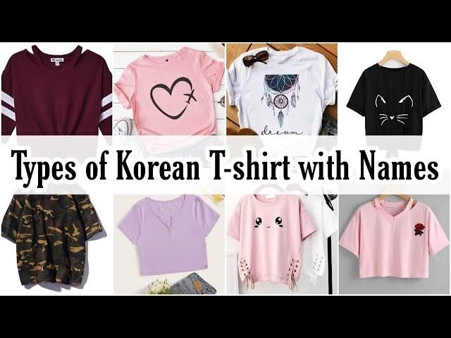 Types of korean outfits for girls with names/Korean fashion/Korean