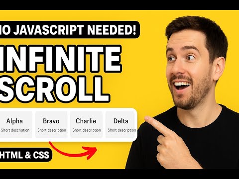 “Create a Seamless Infinite Scroll Animation Using Only HTML & CSS 💥”