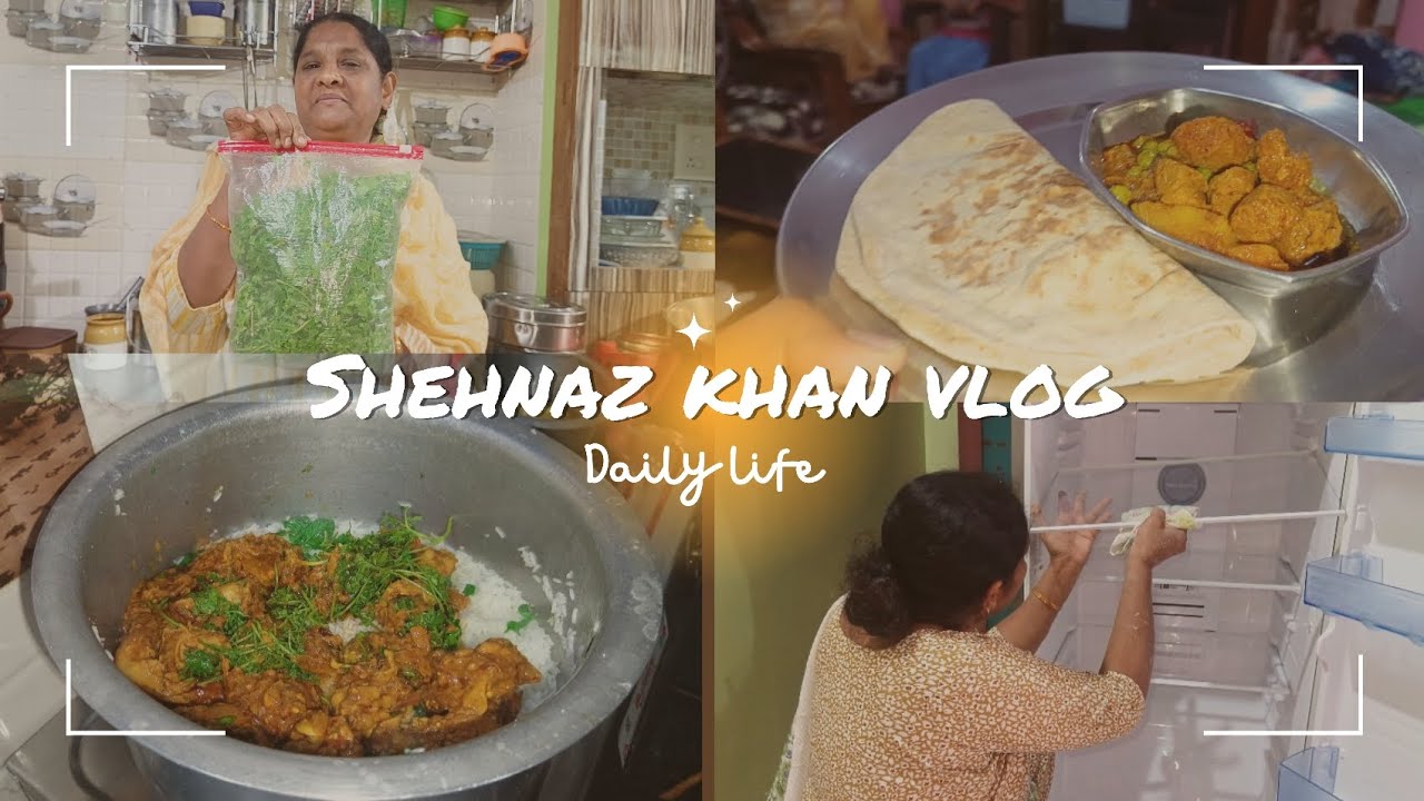 Aaj banaya Chicken biryani | fridge Clean Kiya | watch my routine 🌸