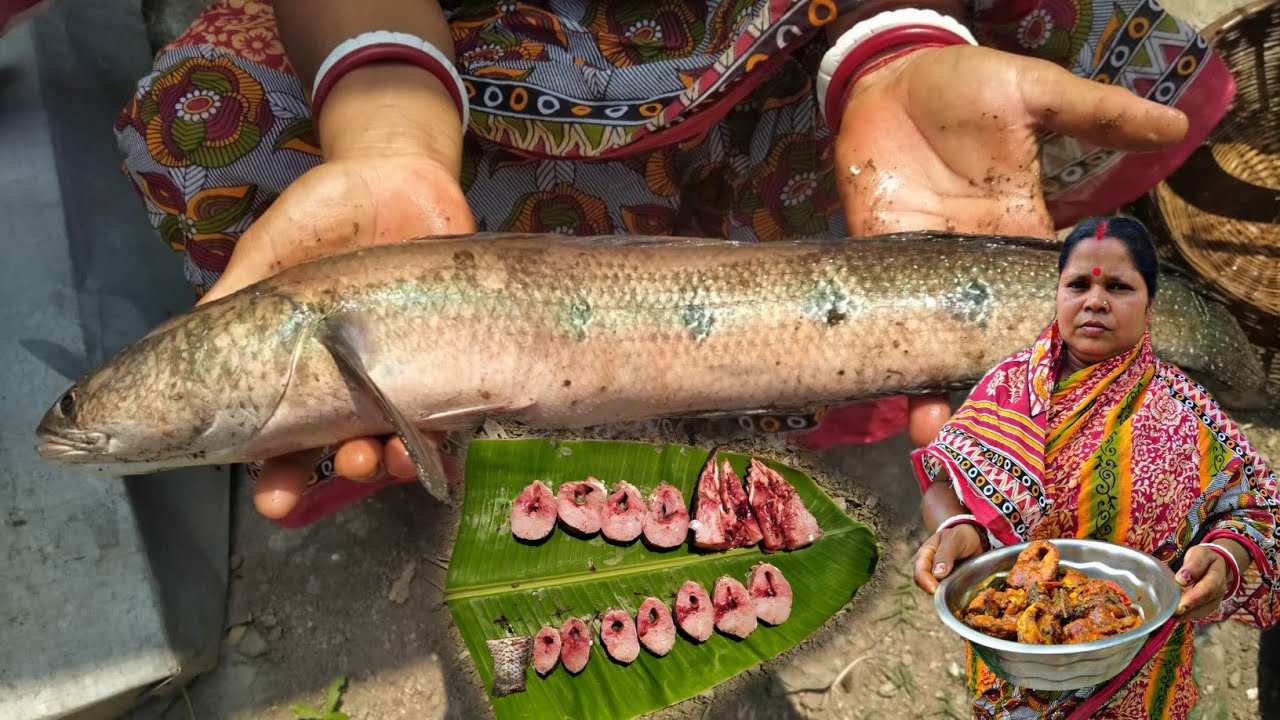 শাল মাছের কালিয়া।। bengali style fish kalia।। our village food ...