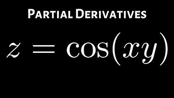 Partial Derivative of z = cos(xy)