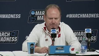 Watch now: Greg Gard says finality of Wisconsin&#39;s NCAA Tournament loss stings