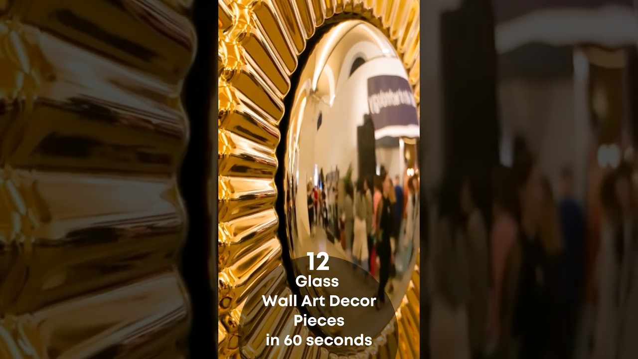12 Luxury Wall Decor Objets in One Minute #wallartdecor #walldecor #mirrordecor