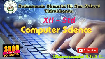 XII - Std Computer Science , Ch:12 Creating a database, Components of SQL
