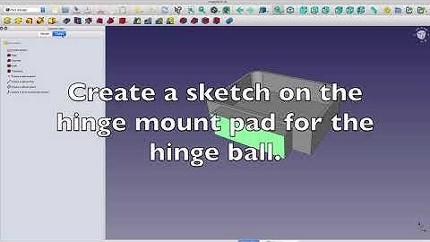 Designing a Parametric "Print in Place" Hinged Container With FreeCAD, Base Hinge