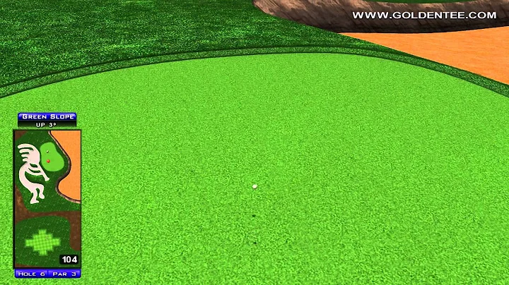 Golden Tee Great Shot on Monument Valley!