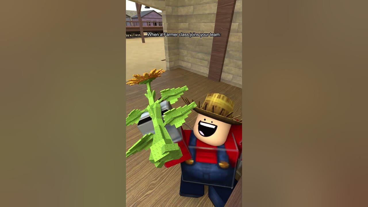 When a Farmer class joins your team: | Dead rails animation #deadrails #deadrailsroblox