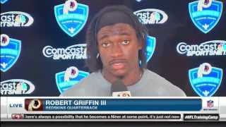 Robert Griffin III: Full Press Conference (7-24-2013)
