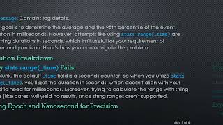 How to Measure Event Duration in Milliseconds with Splunk