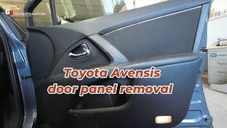 Toyota Avensis 20092018 Door Panel Removal