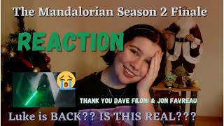 Girl reacting to The Mandalorian Season 2 Episode 8 Finale|Spoiler alert|Luke is back|Emotional