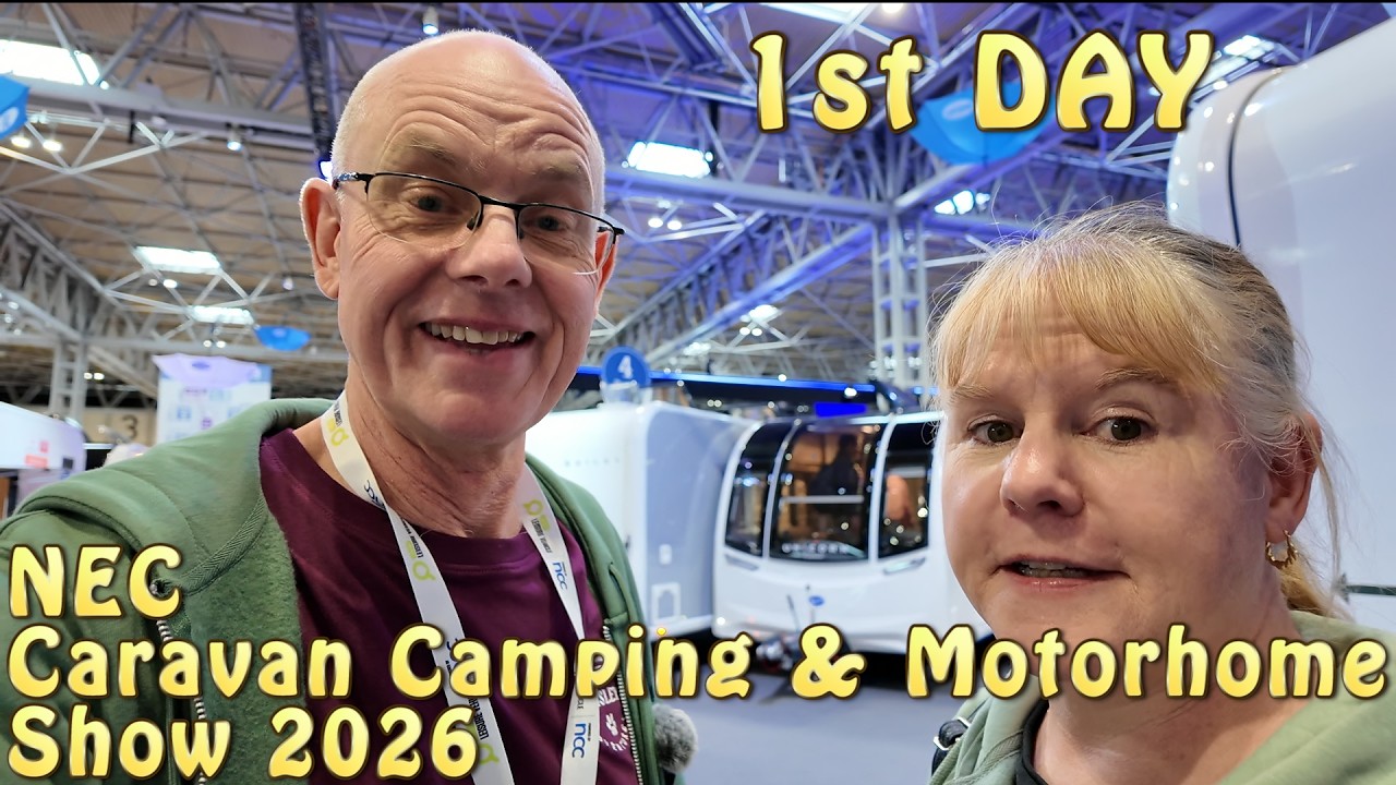 1st Day At Caravan Camping & Motorhome Show 2026 NEC