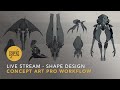 Shape design workshop a pro concept art workflow for speed and efficiency