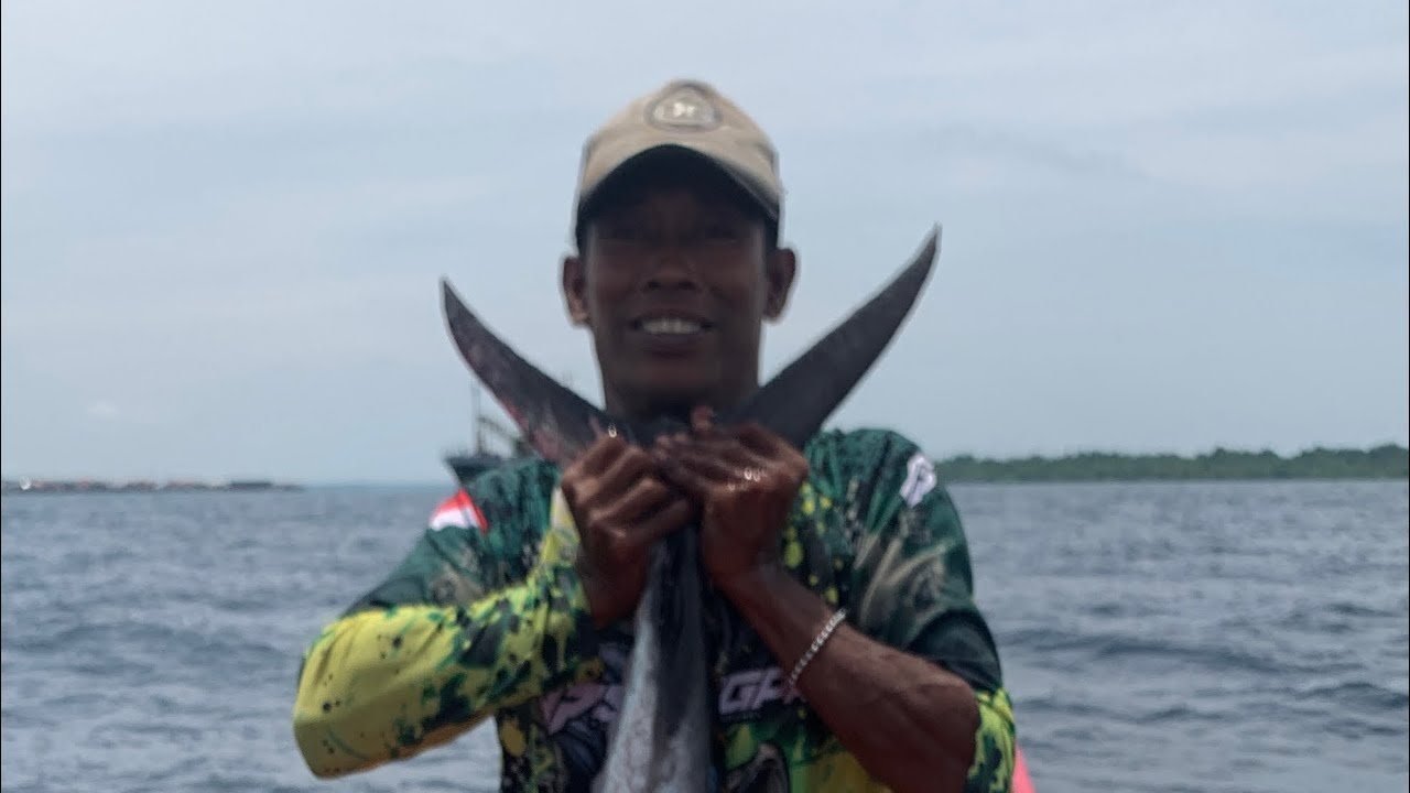 Ikan tengiri monster takluk di tangan kepten peki 