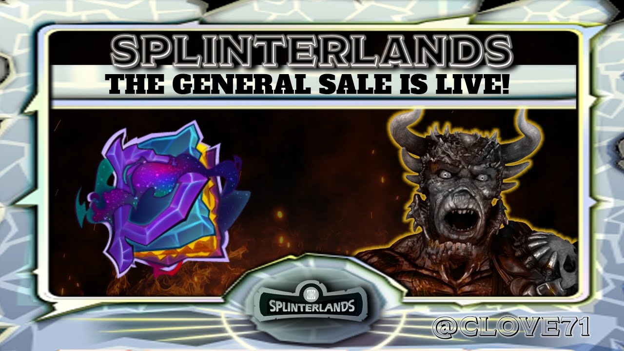 The Splinterlands General Sale for Chaos Legion is LIVE NOW!