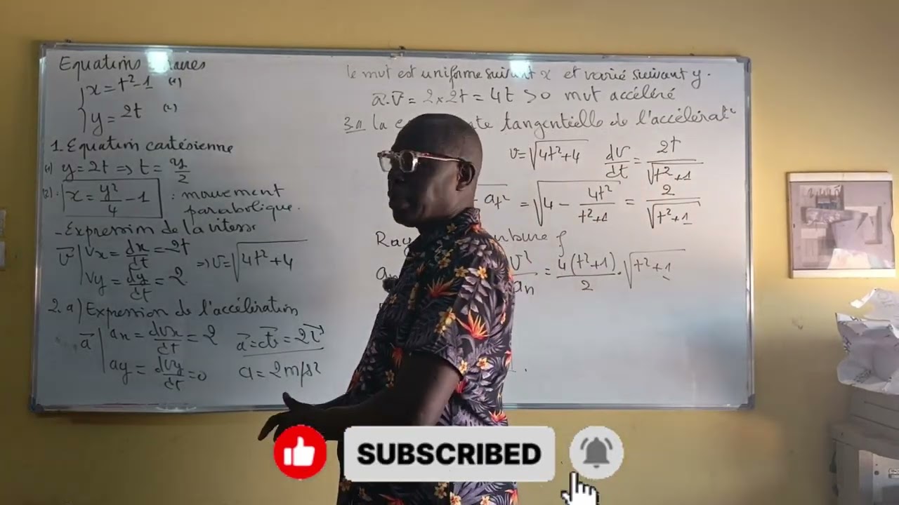 COURS TS1 TS2 (ÉPISODE 1)⎹ PHYSIQUE⎹ CINÉMATIQUE DU POINT : INTRODUCTION