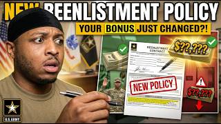 Could This New Army Policy Cost You Your Reenlistment Bonus?
