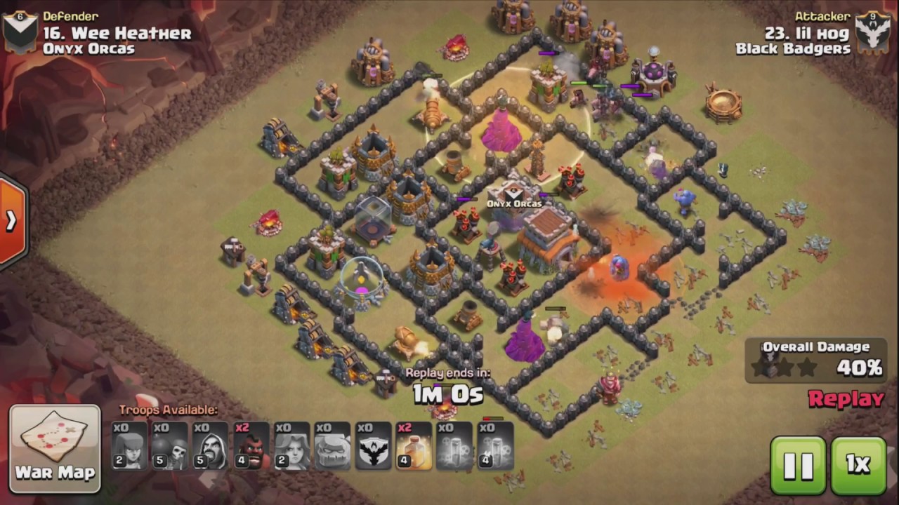 Clash of Clans TH8 GoBoHo 3 STAR ATTACK
