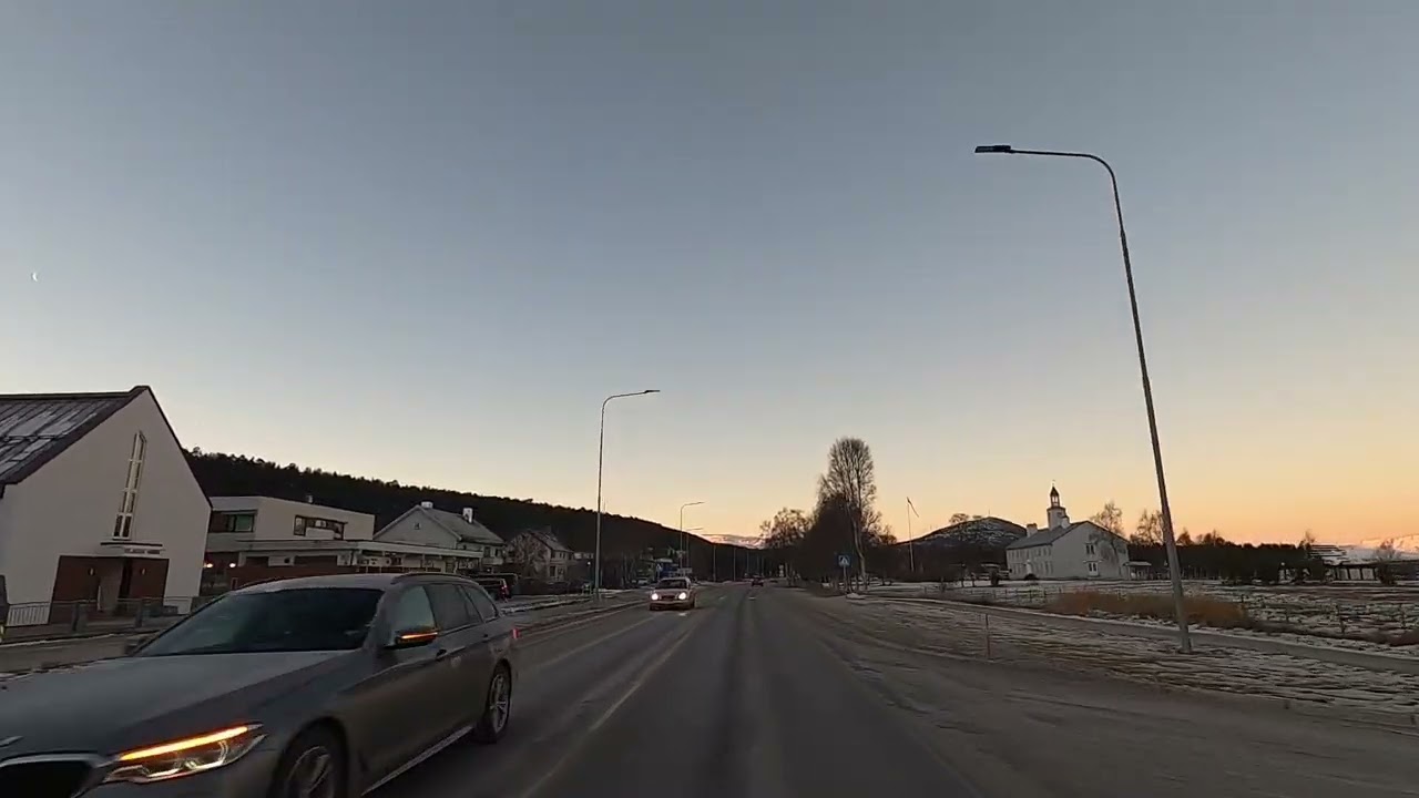 Norvège Alta Centre ville, Gopro / Norway Alta City center, Gopro