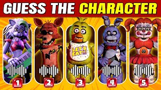Guess The FNAF Character by Voice - Fnaf Quiz | Five Nights At Freddys| Freddy, Chica, Foxy