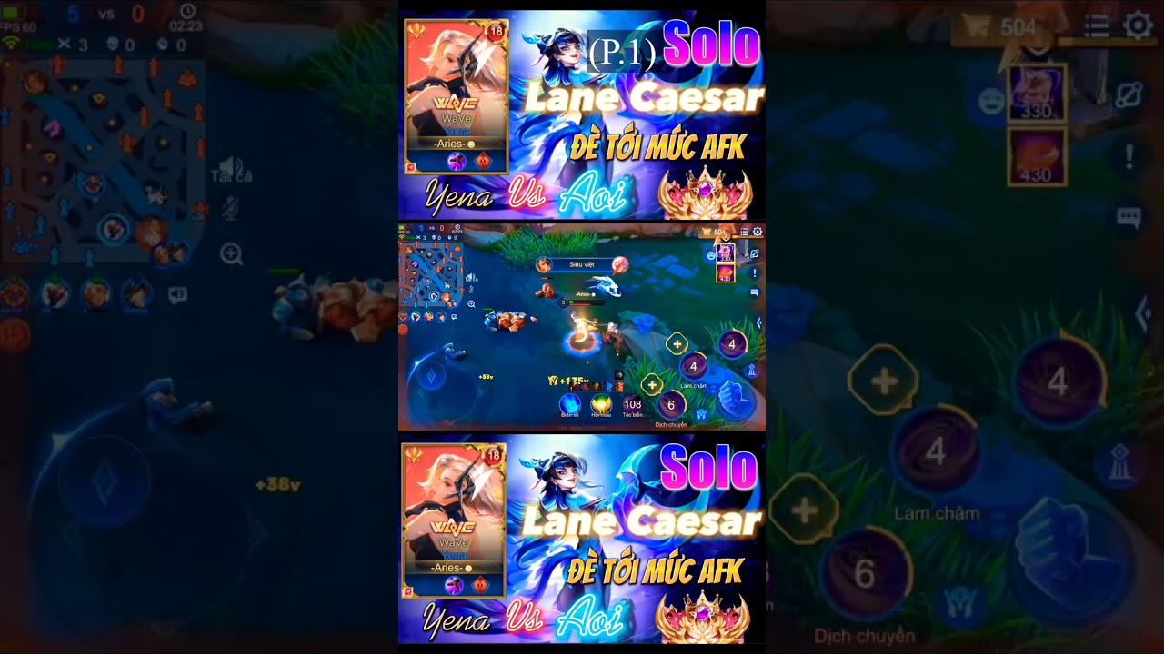 Cách Yena Solo Aoi , Elsu , Allain ( P.1) 