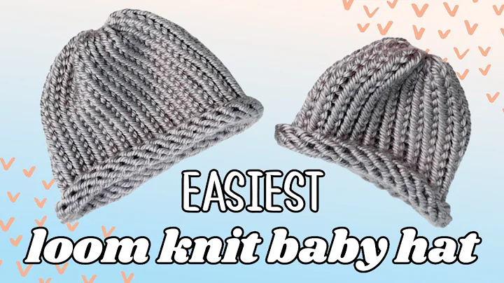 Simple Loom Knit Baby Hat Tutorial