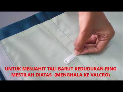 Video: Roman blind bagaimana hendak melampirkan? Kaedah pemasangan