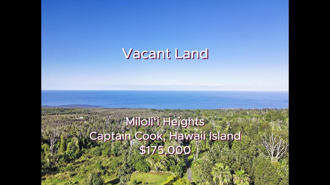Build Your Custom Hawaii Home - Captain Cook, Hawaii Island