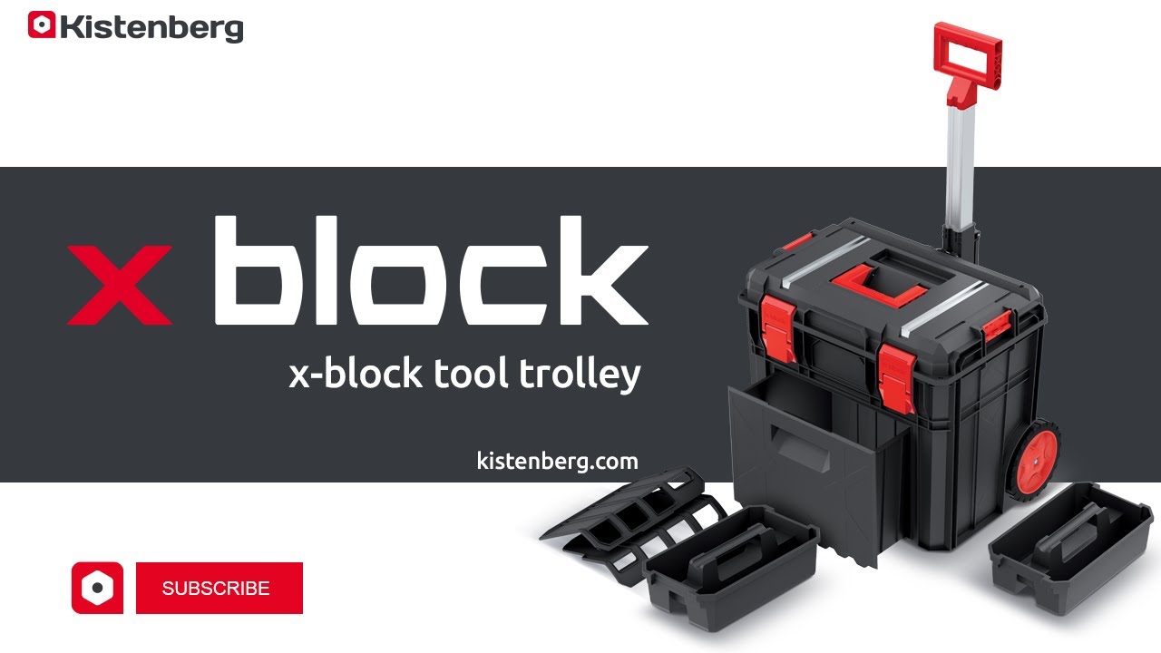 Skrzynka narzędziowa mobilna Kistenberg X-Block LOG KXB604045F