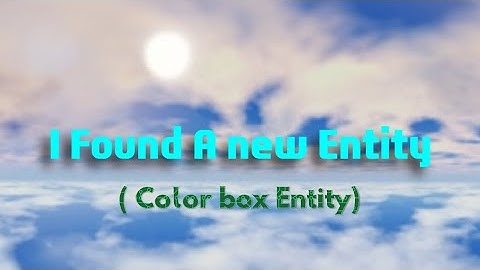 I found a new skybox entity...