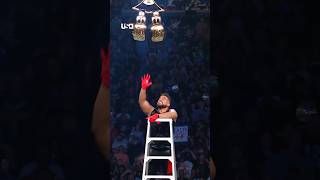 Tonga Loa climbs the ladder for the Tag Team Titles!! 🪜 #WWE #SmackDown #TheBloodline