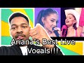 Ariana grande  best live vocals reaction
