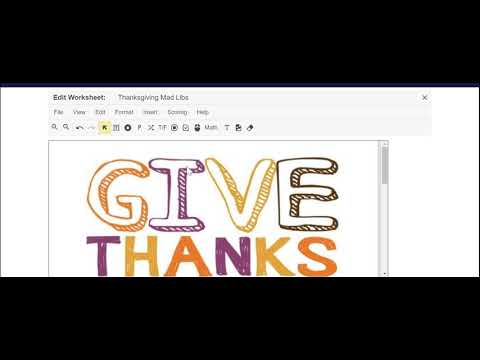 Mad Libs ELA Activity made digital with TeacherMade