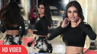 Mouni Roy Arrives At Patli Kamariya Song Success Bash