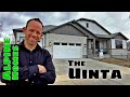 ALPINE HOMES - HOME TOUR - UINTA MODEL in LEHI, UTAH. 4900 sq.ft. RAMBLER - 3 Bedrooms 2.5 Bathrooms