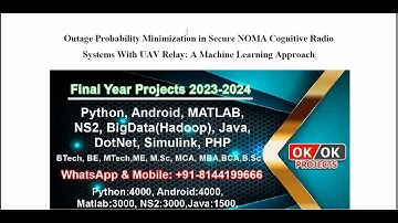 Outage Probability Minimization in Secure NOMA Cognitive Radio Systems With UAV Relay A Machine Lear