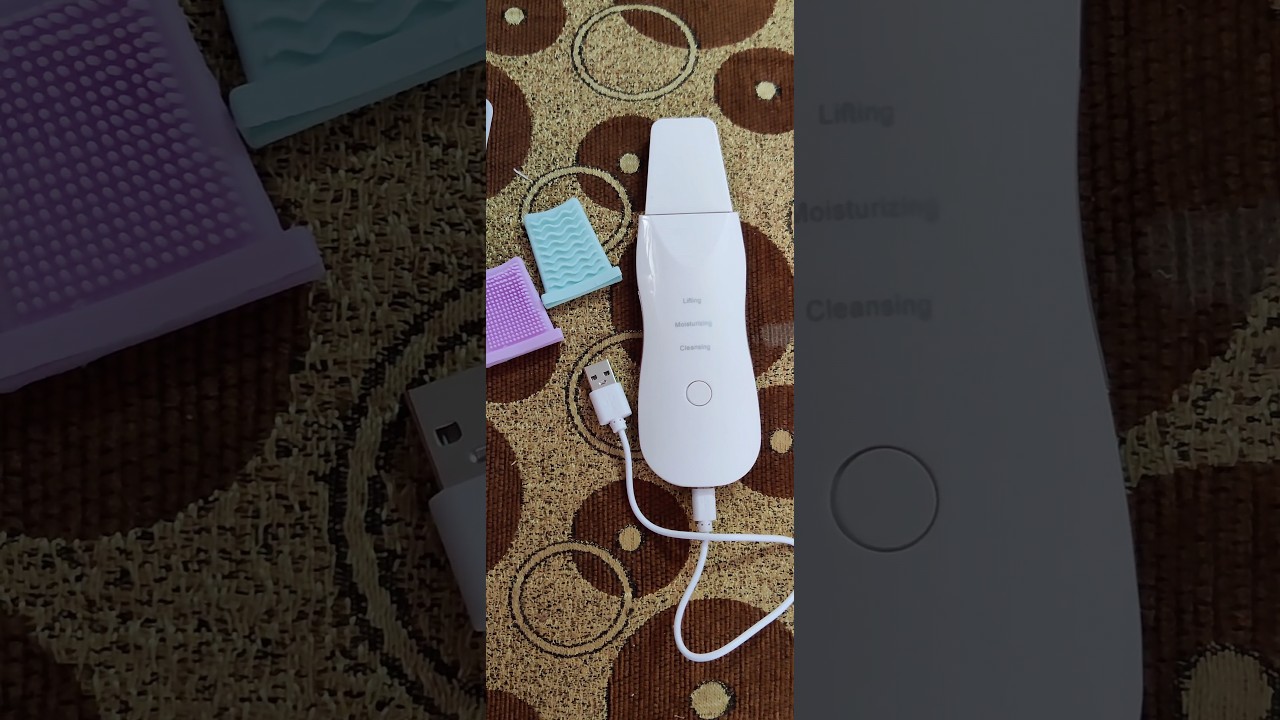 Ultrasonic skin cleansing spatula ✨