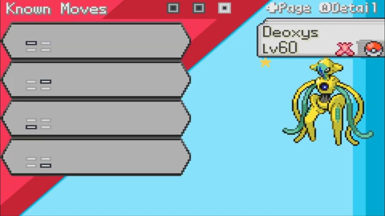 Mystery Gift Deoxys! YouTube